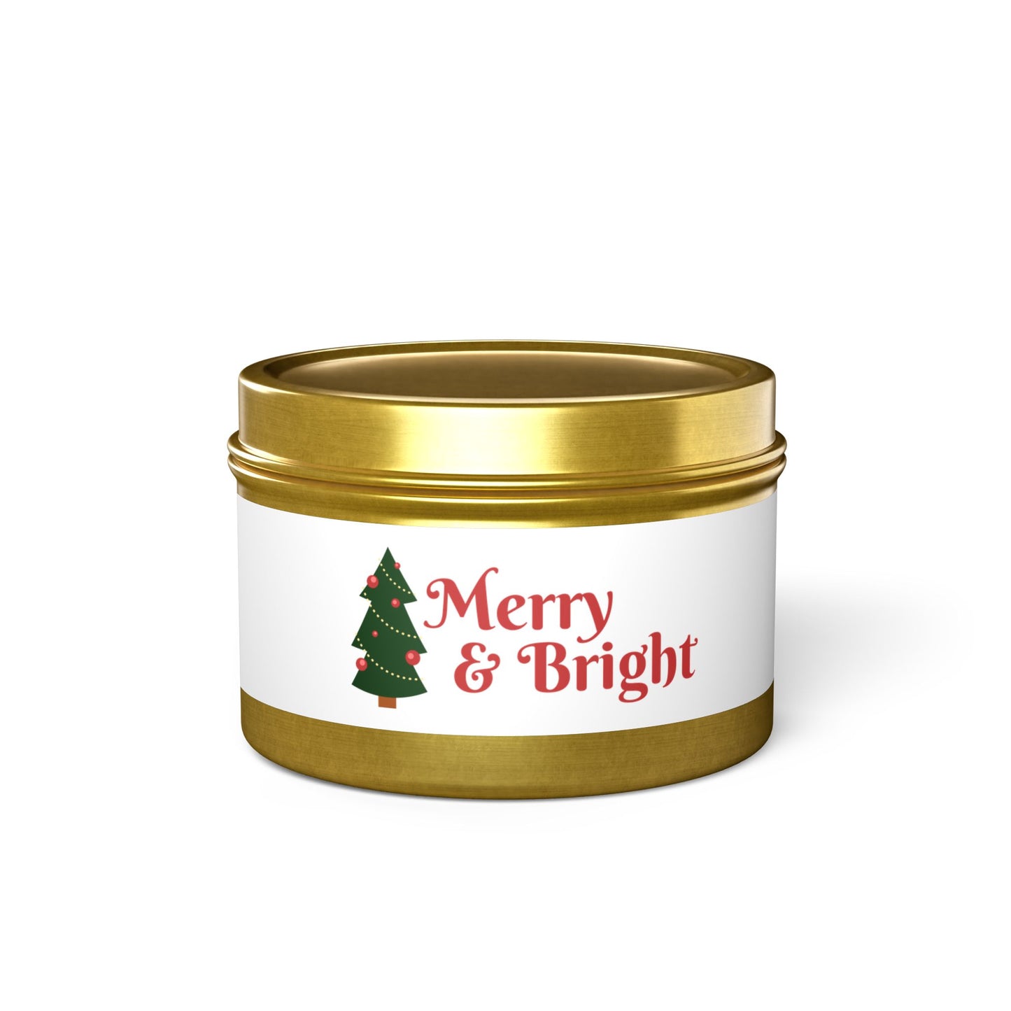 Tin Candles Merry and Bright
