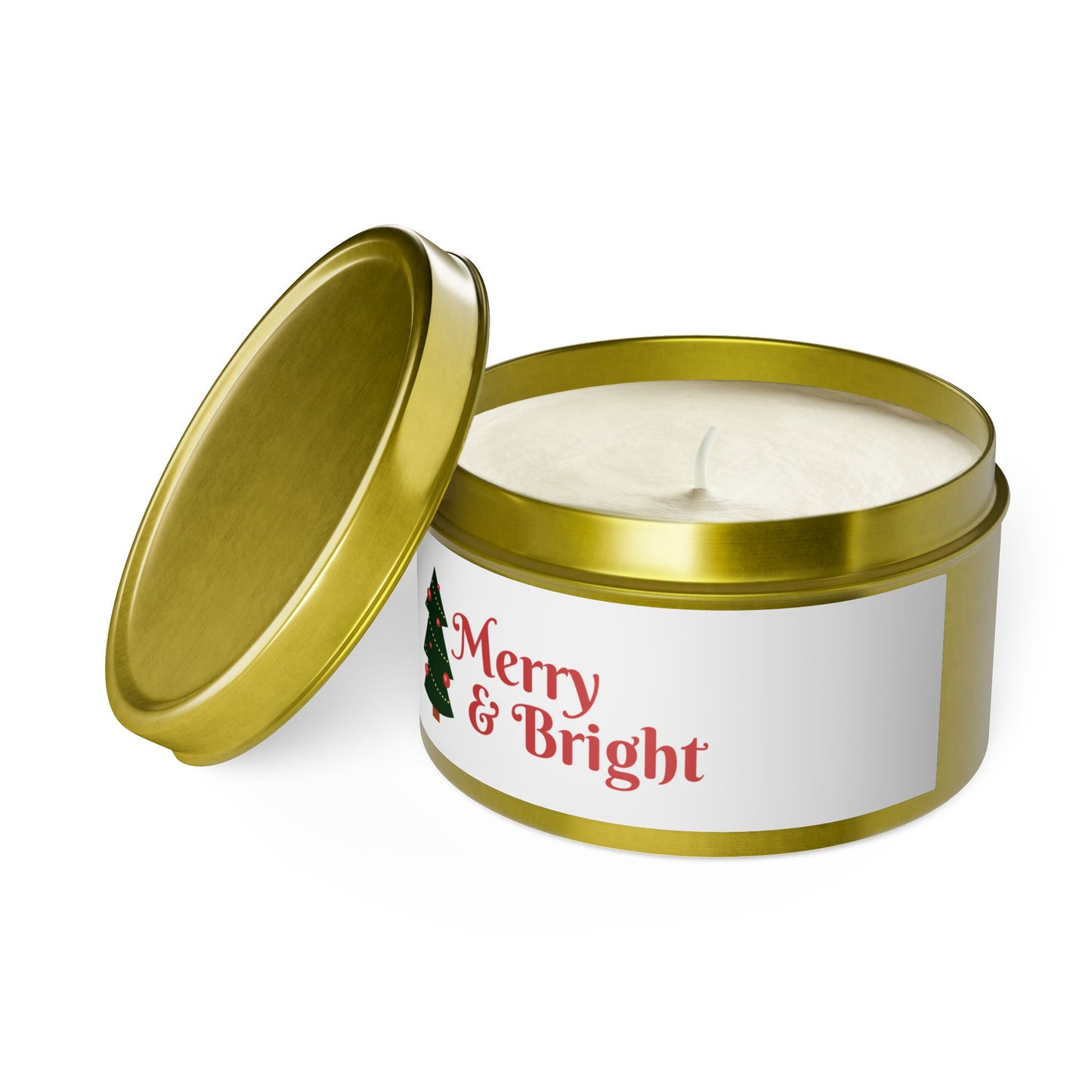 Tin Candles Merry and Bright