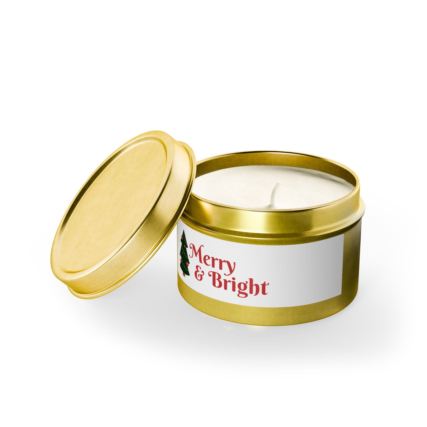 Tin Candles Merry and Bright