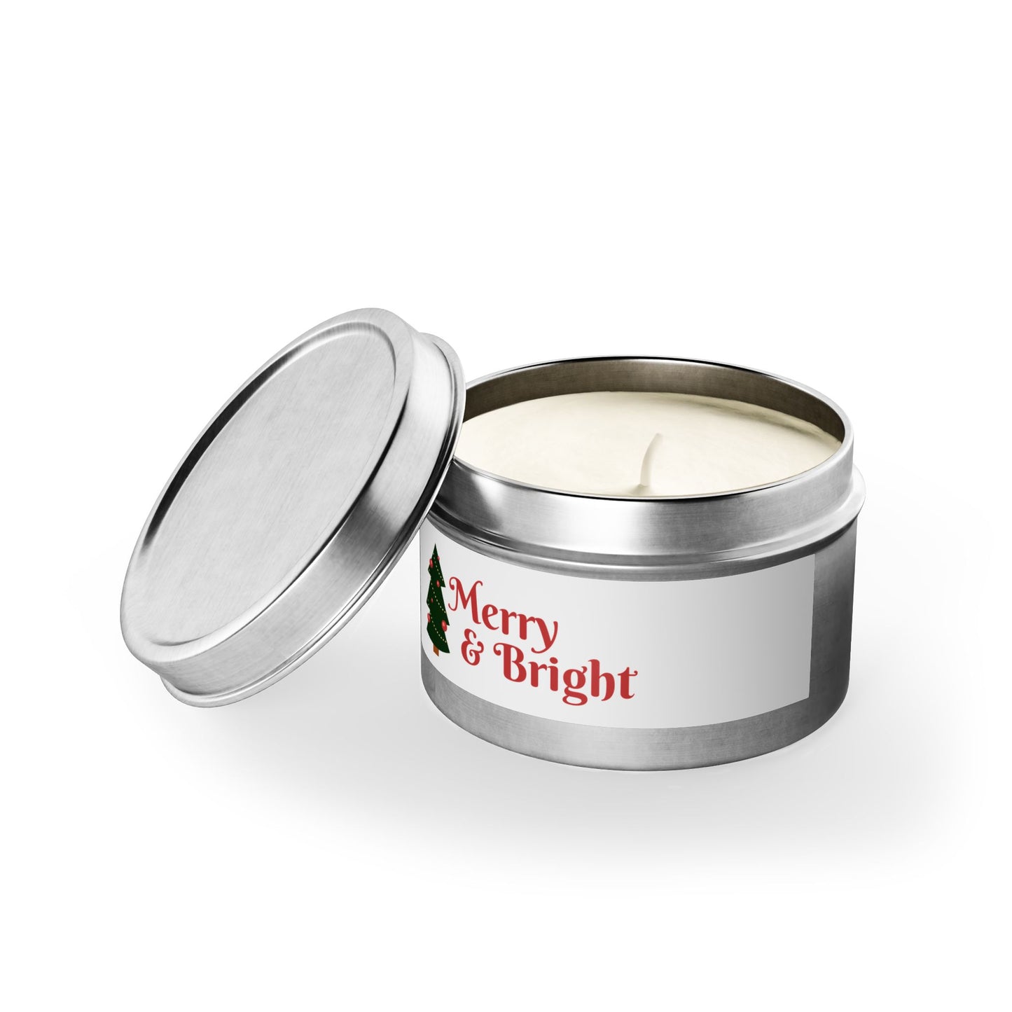 Tin Candles Merry and Bright