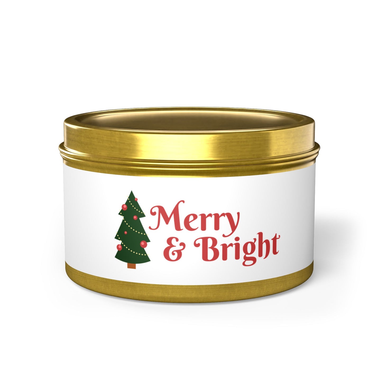 Tin Candles Merry and Bright