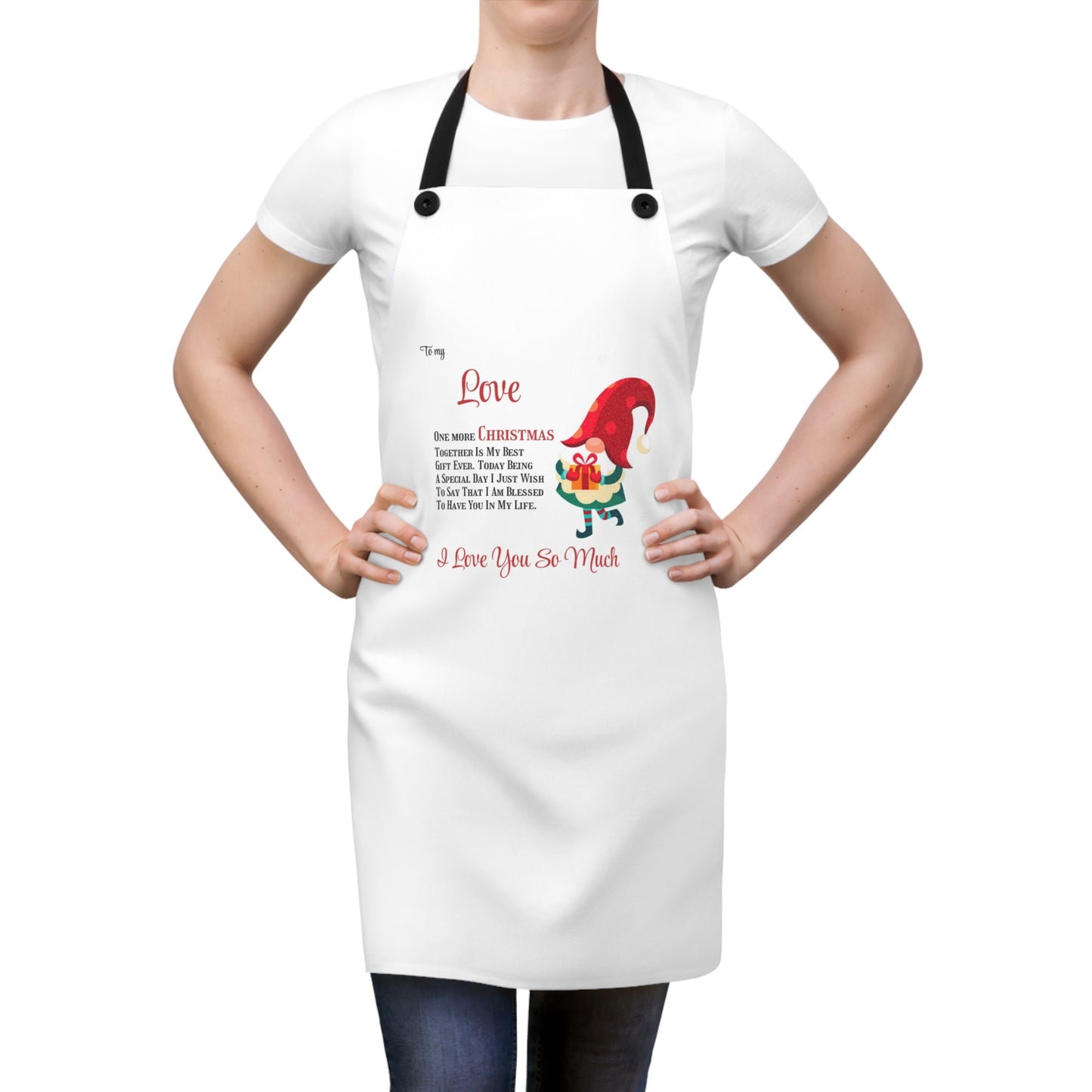 Apron Merry Christmas to my Love