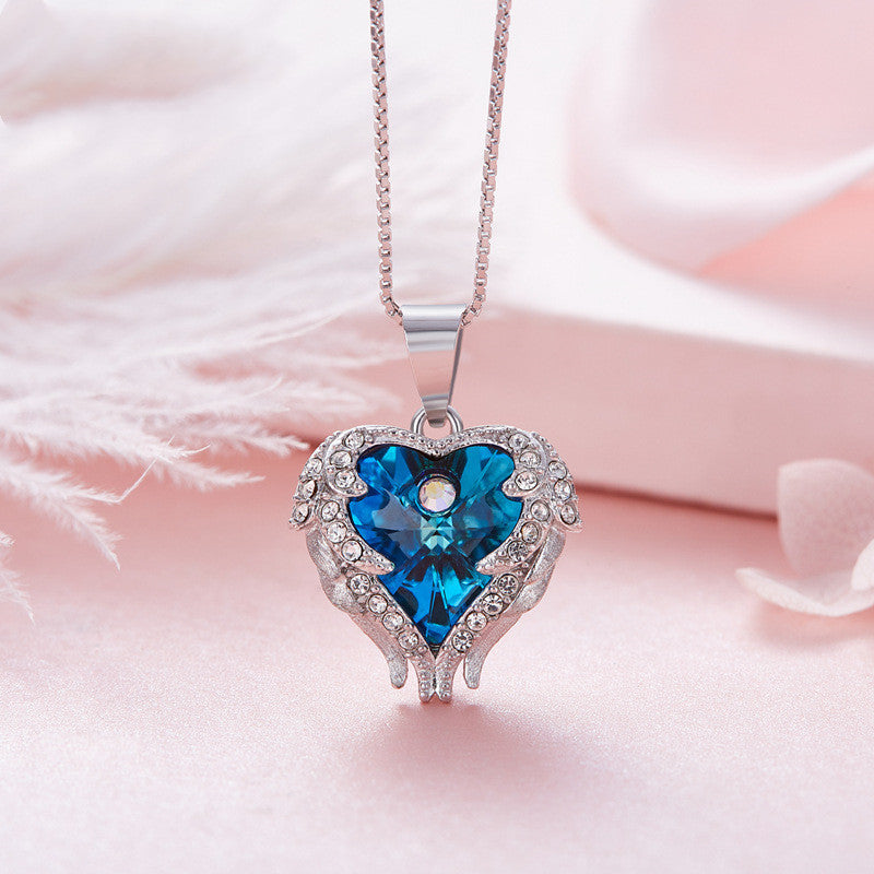 Explosive Style Angel Wings Necklace Women Fashion Jane