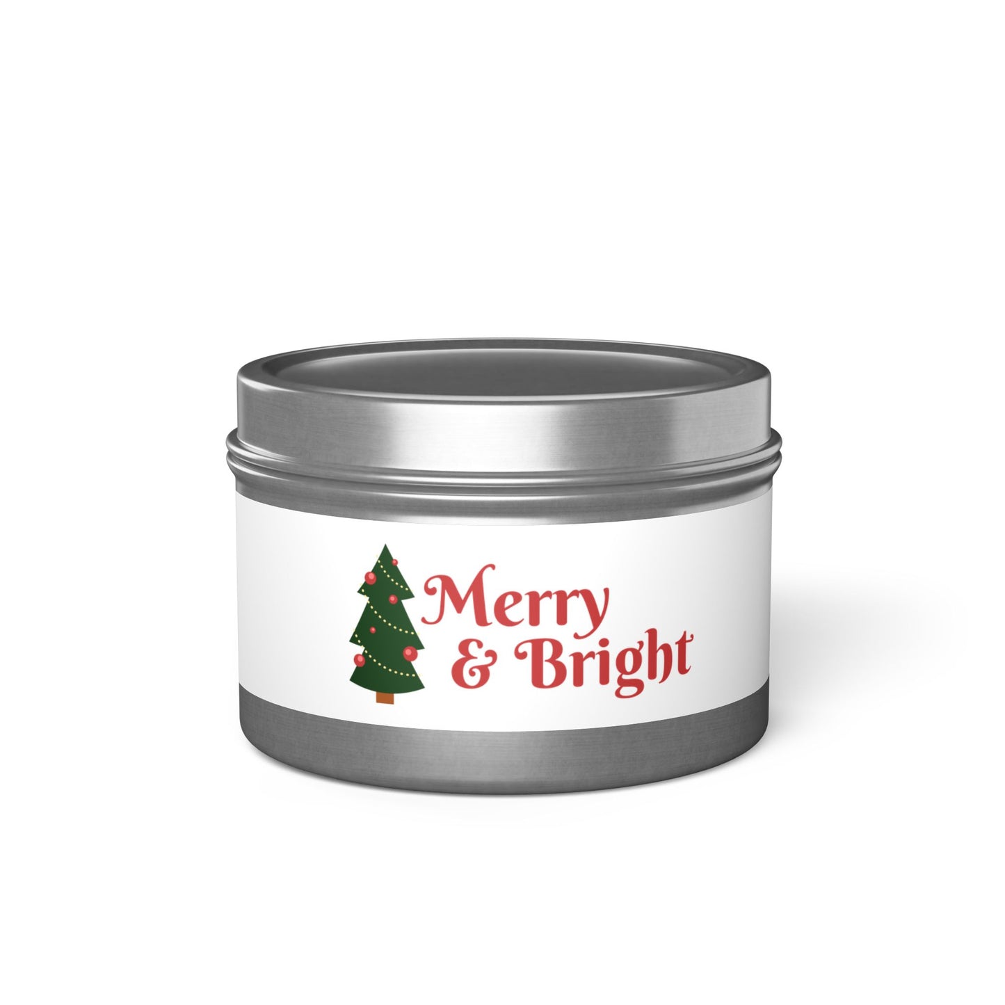Tin Candles Merry and Bright