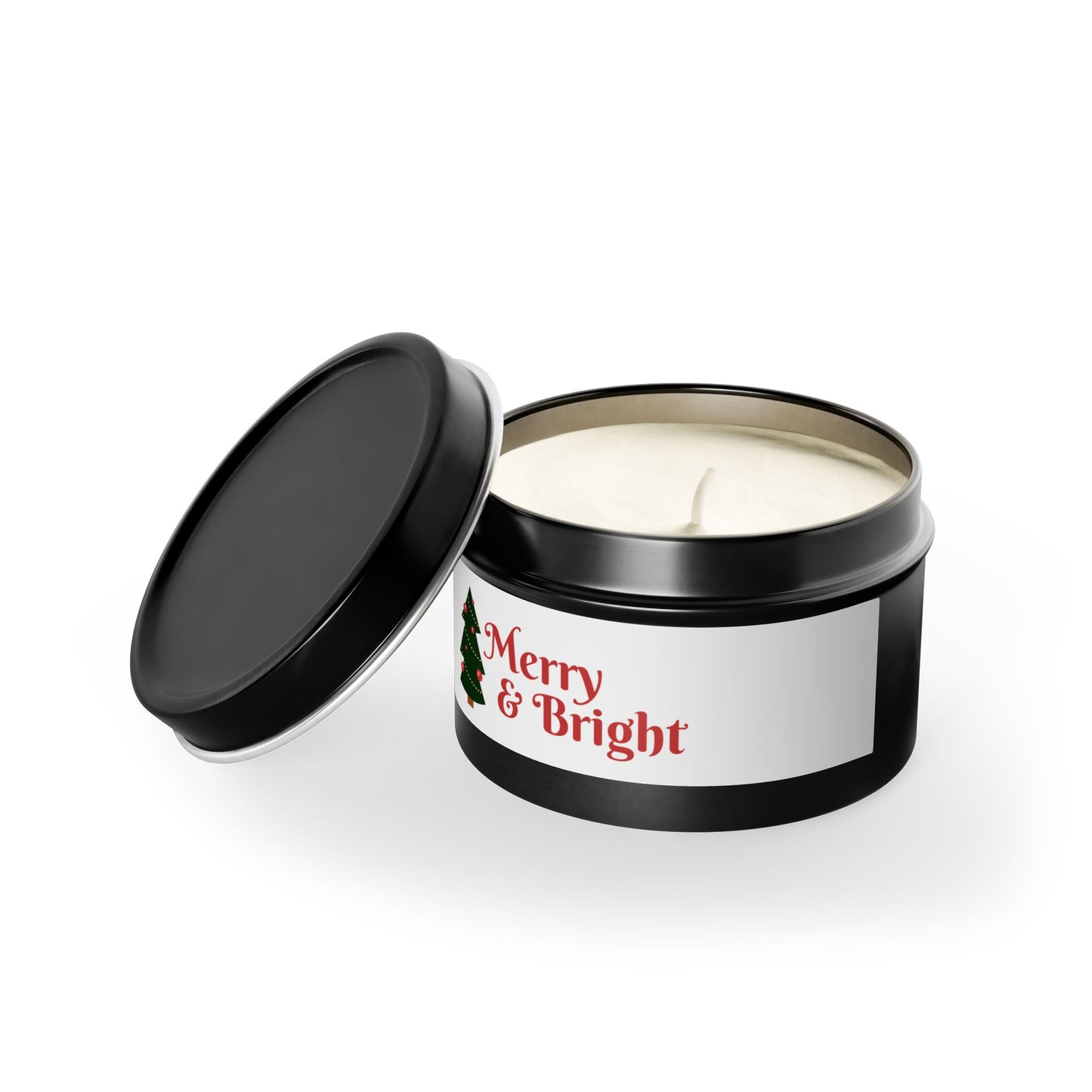 Tin Candles Merry and Bright