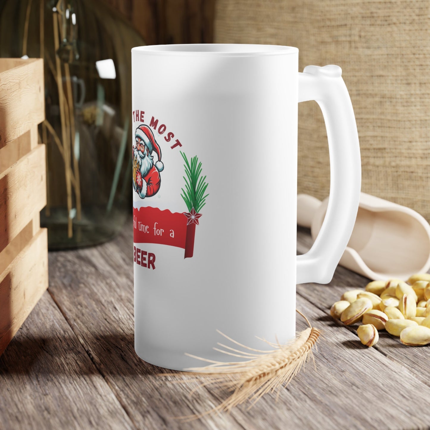 Beer Mug - It's the Most Wonderful Time for a Beer Christmas decoration