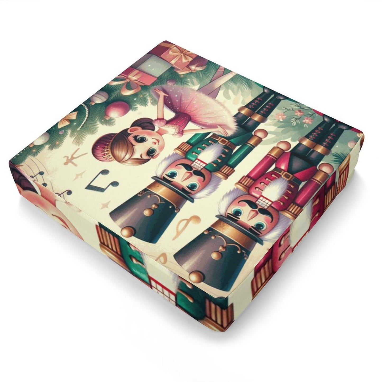 Christmas Nutcrackers Couch Outdoor Cover-25"x25"x4"/64x64x10cm