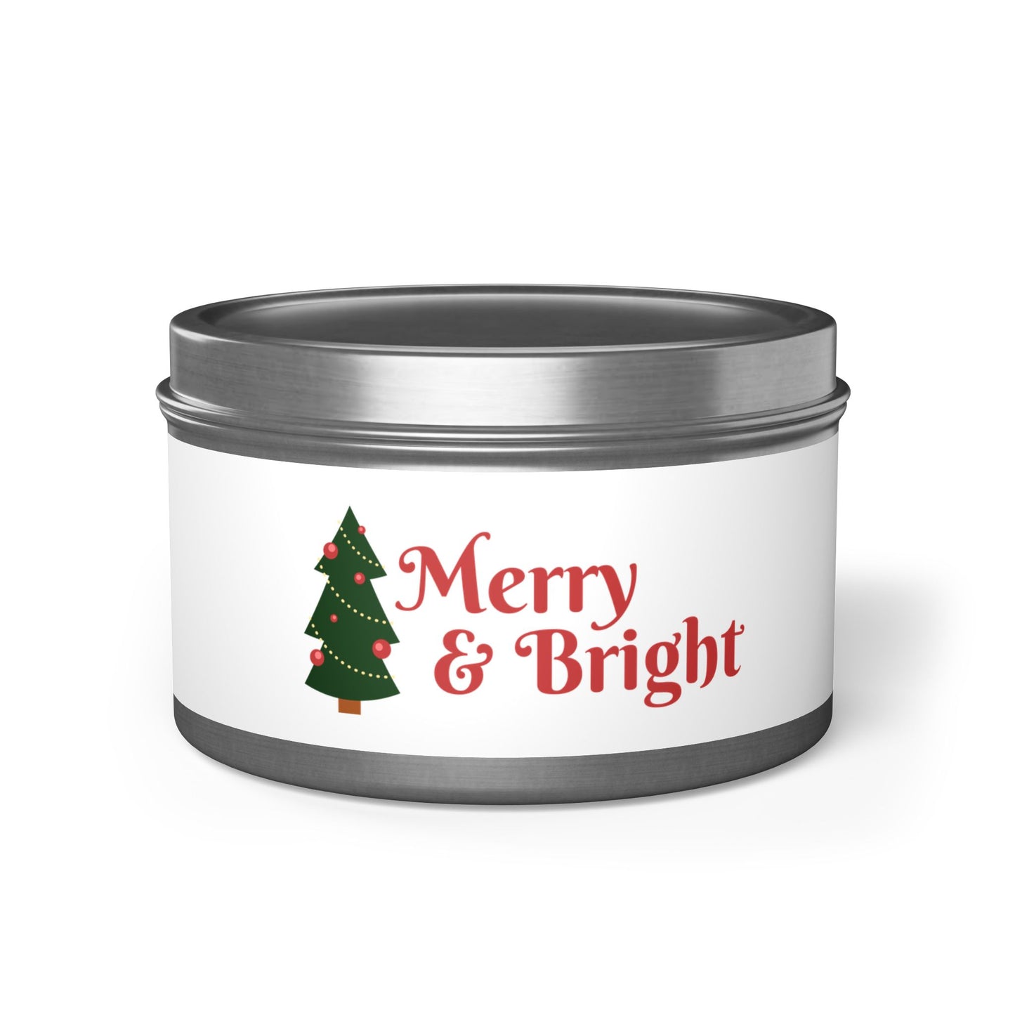 Tin Candles Merry and Bright
