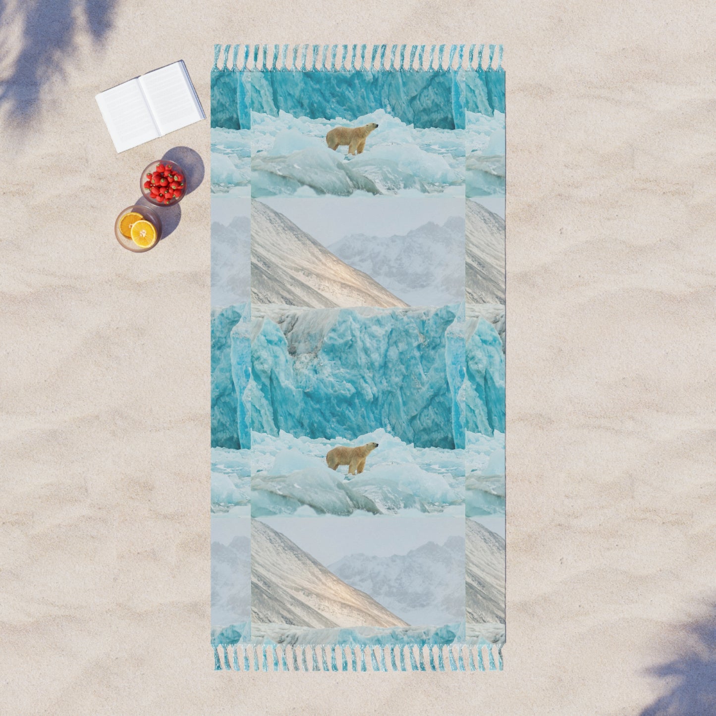 Boho Beach Cloth Towel Polar Bear decoration