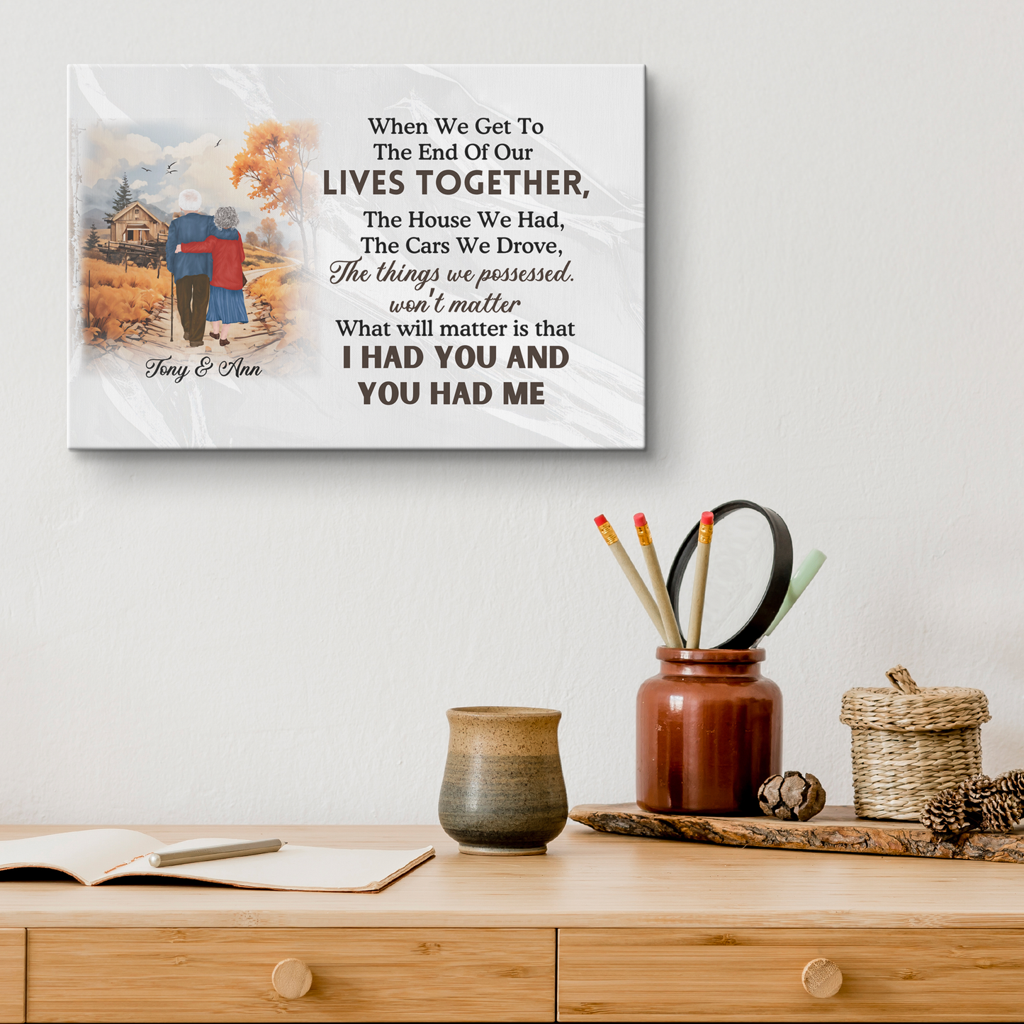 Canvas Wall Art When we grow old together