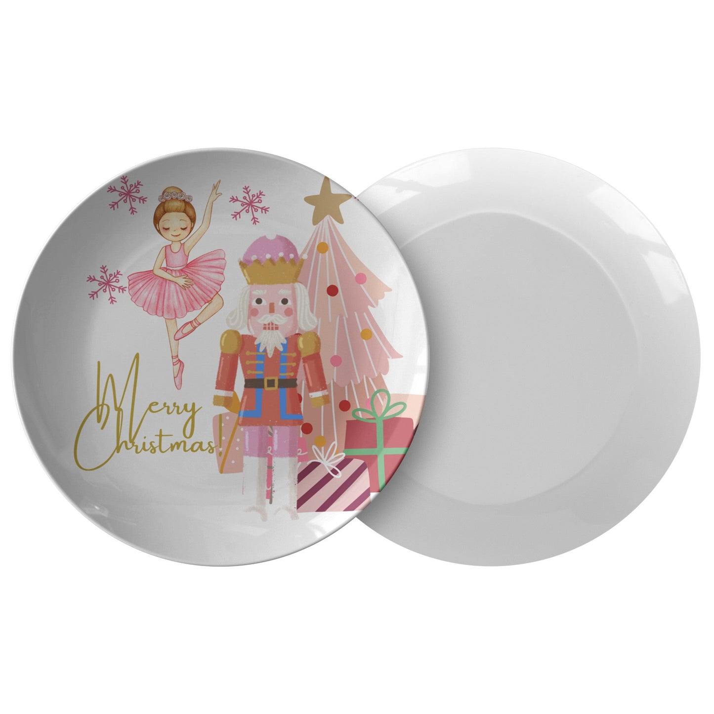 Christmas Plate Nutcrackers, Gift for Cooker, Gift for Baker, ChristmPRODUCT INFORMATION10" dinner plate manufactured from revolutionary polymer that is:
Microwave Safe
Oven Safe (250° up to 1 hour)
Dishwasher Safe
CPSC-Certified
FDAChristmasLoving.Shop