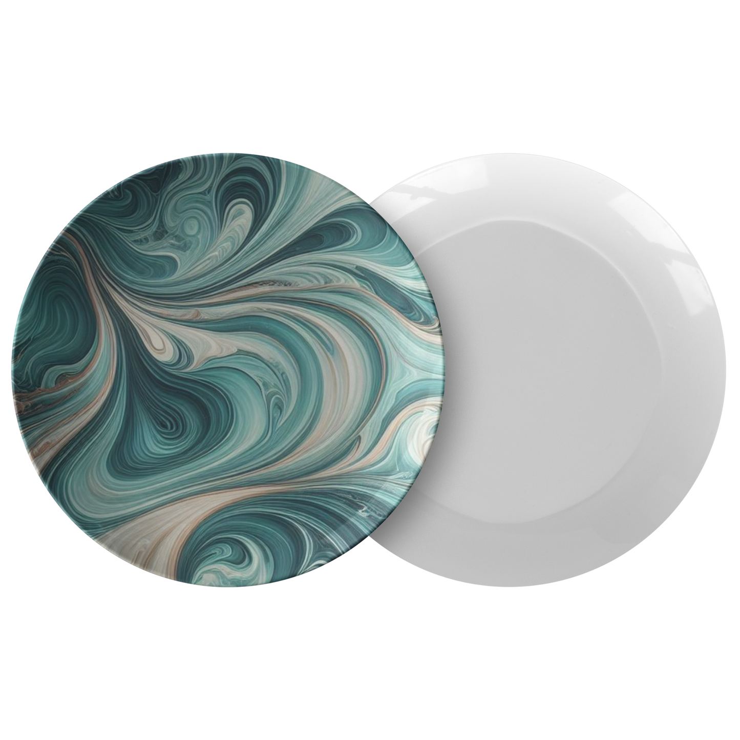 Dinner_Plate_Set_Turquoise_Waves_and_Gol_Combo_Mockup.png