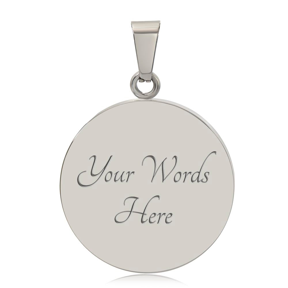 Luxury Yin Yang Circle Necklace – Modern Minimalist Pendant for Her | Designer Jewelry Gift