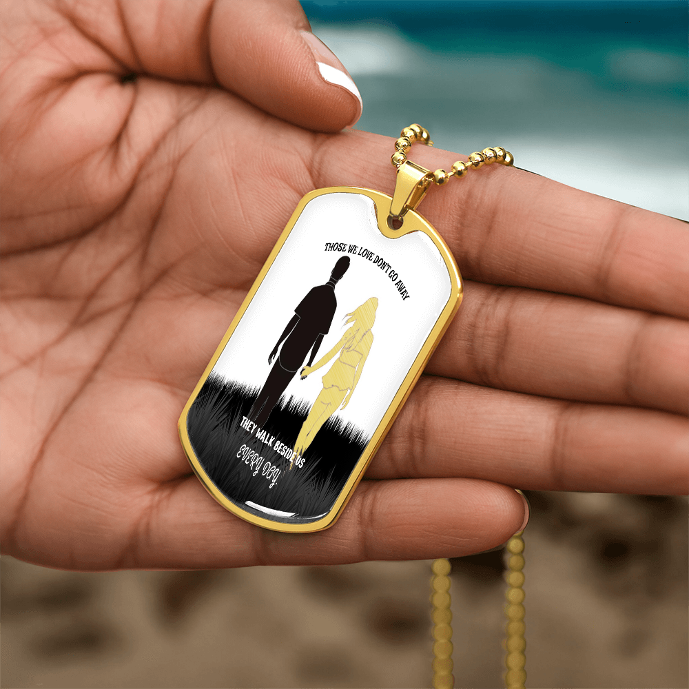 Personalized Military Tag Necklace – Memorial Jewelry – Remembrance Gift – Sympathy Necklace for Loss