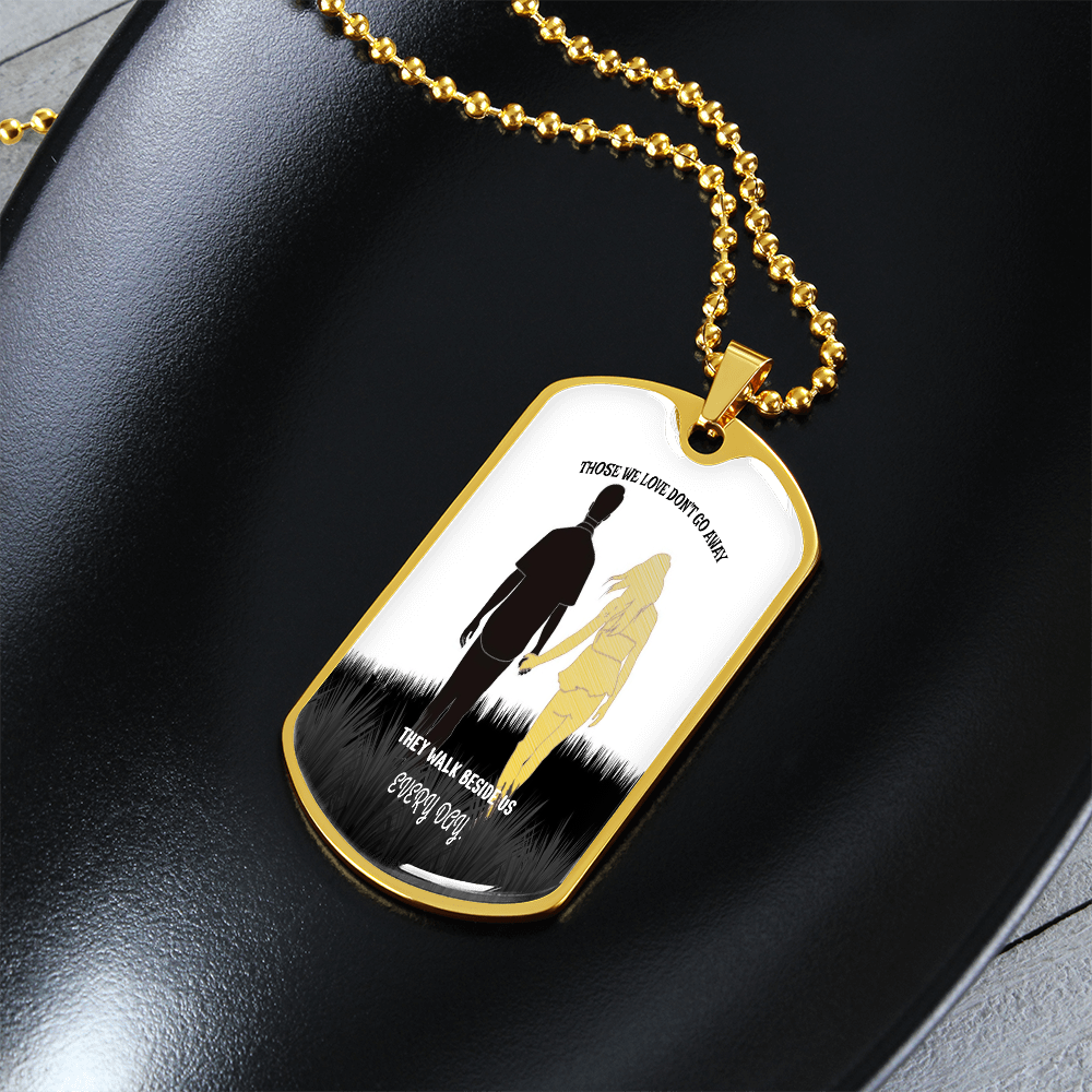 Personalized Military Tag Necklace – Memorial Jewelry – Remembrance Gift – Sympathy Necklace for Loss