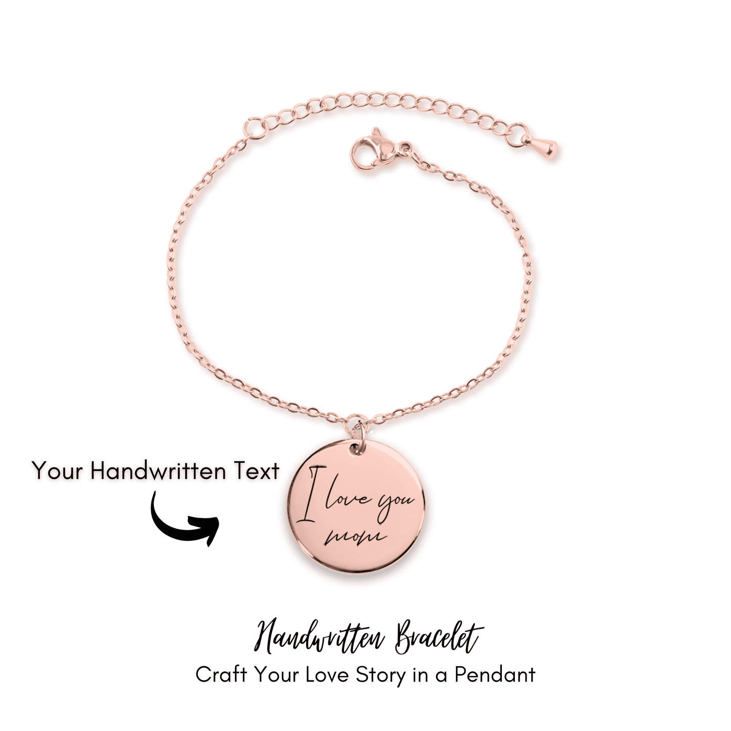 Handwritten Bracelet Christmas Grinch design
