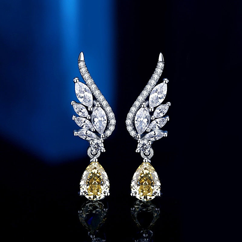 925 Sterling Silver Angel Earrings