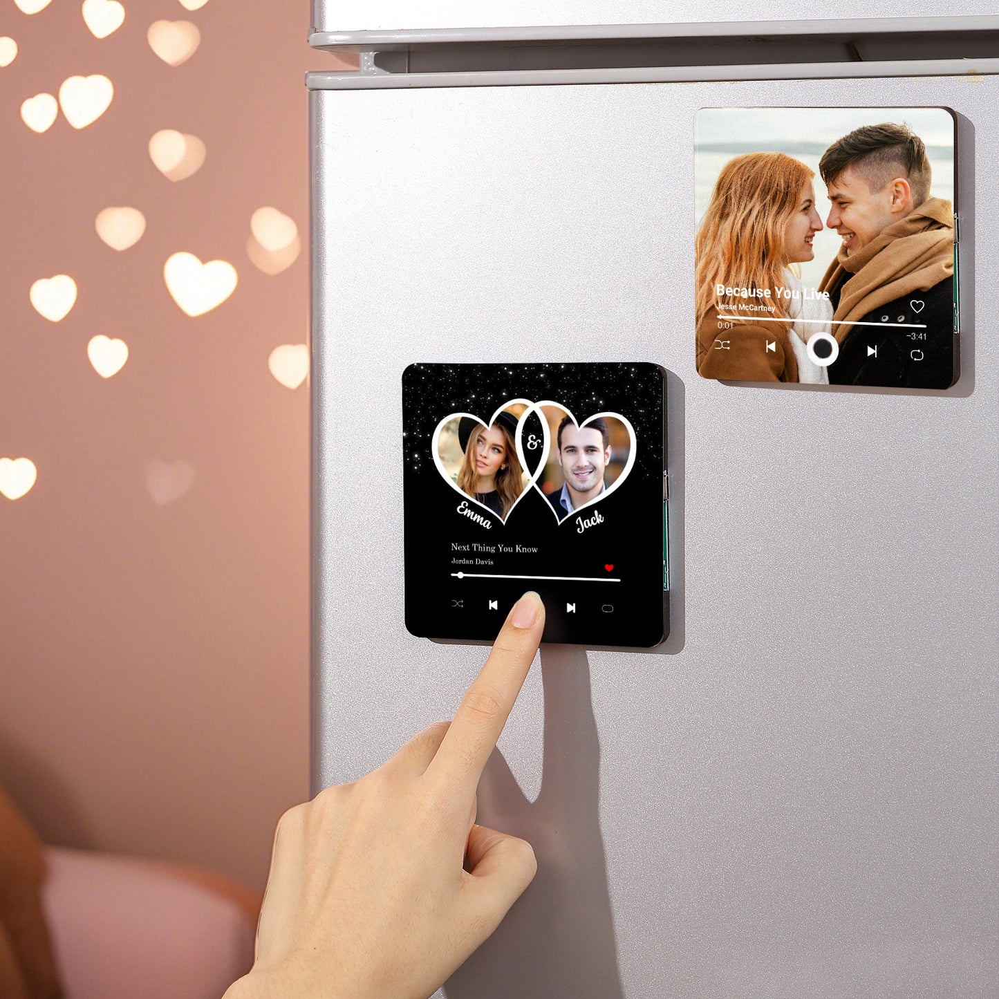 Personalized Decorative Refrigerator Magnets – Custom Name or Message – Cute Fridge Decor Gift