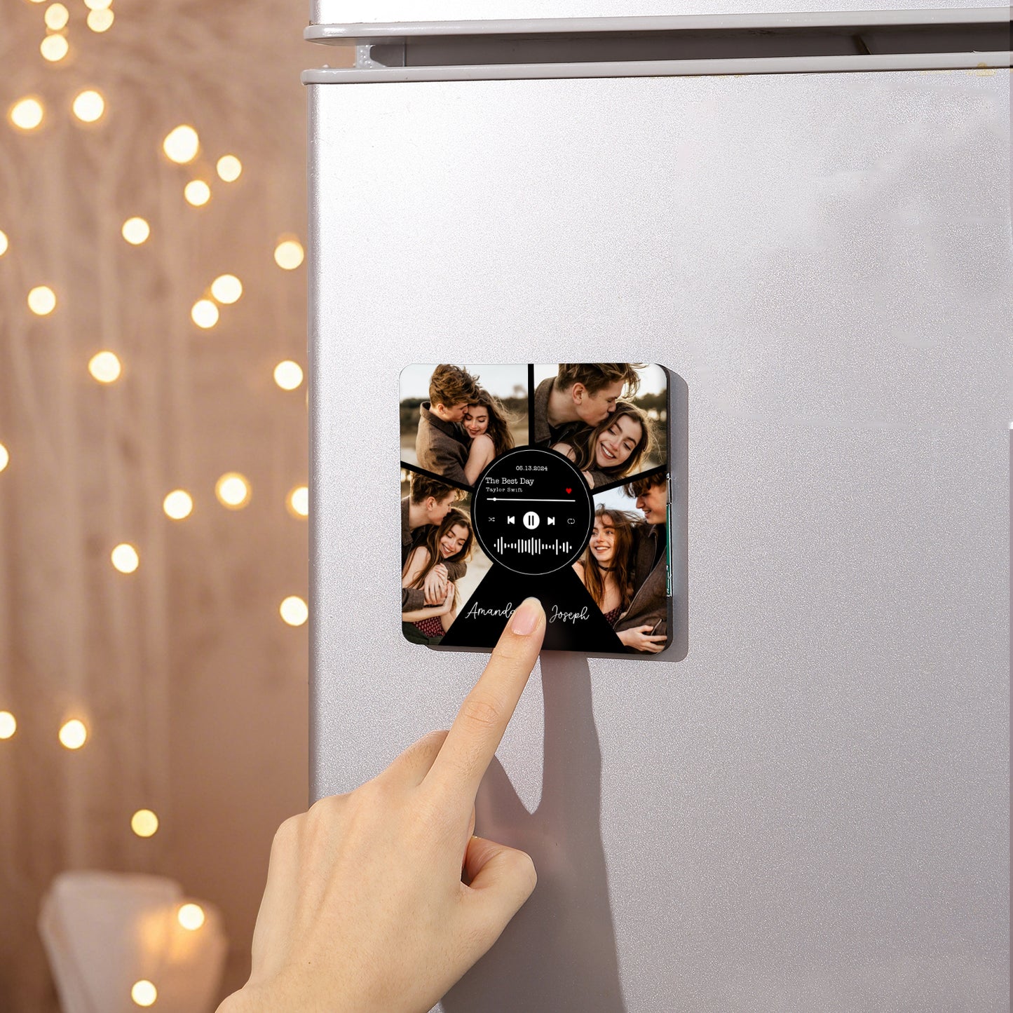 Personalized Decorative Refrigerator Magnets – Custom Name or Message – Cute Fridge Decor Gift