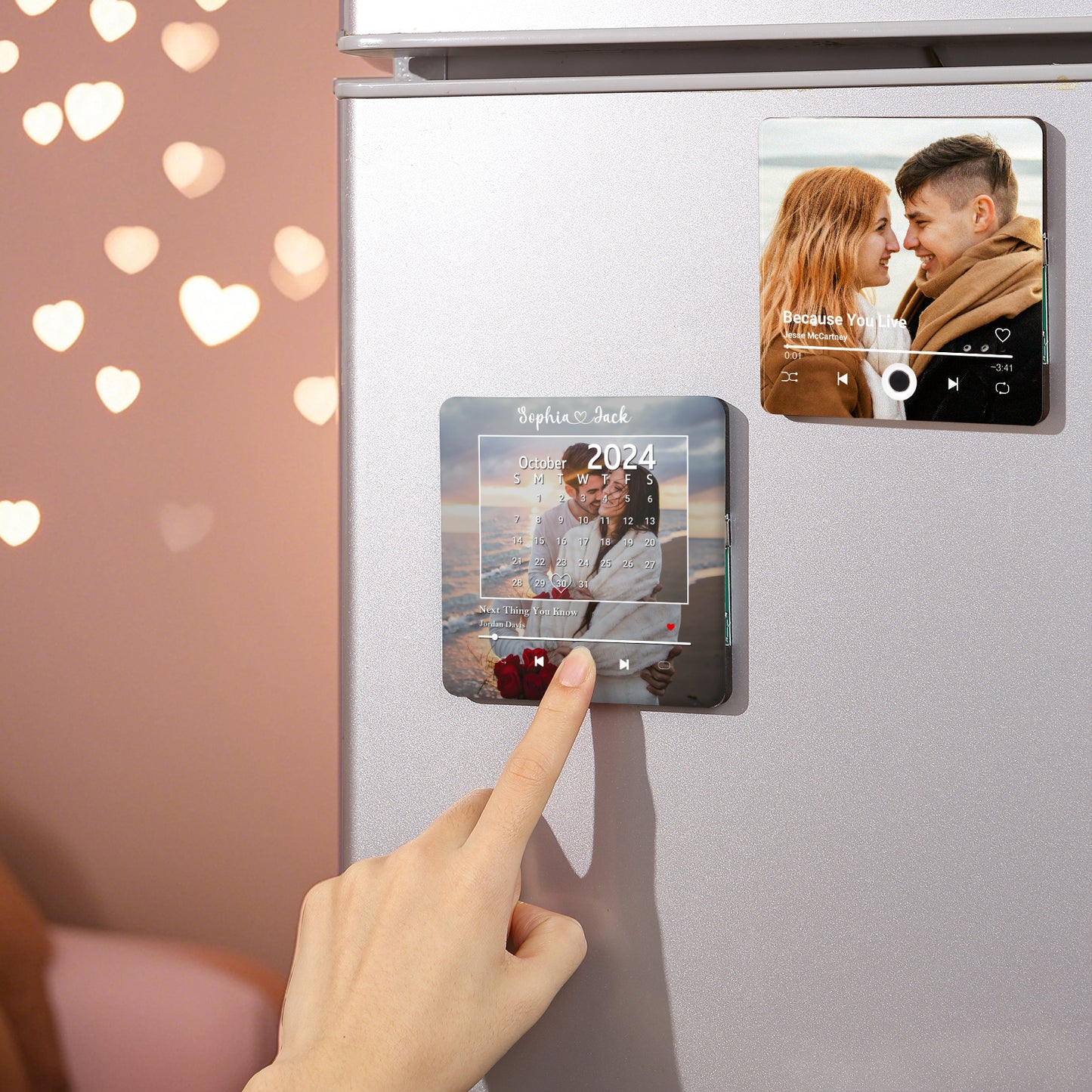 Personalized Decorative Refrigerator Magnets – Custom Name or Message – Cute Fridge Decor Gift