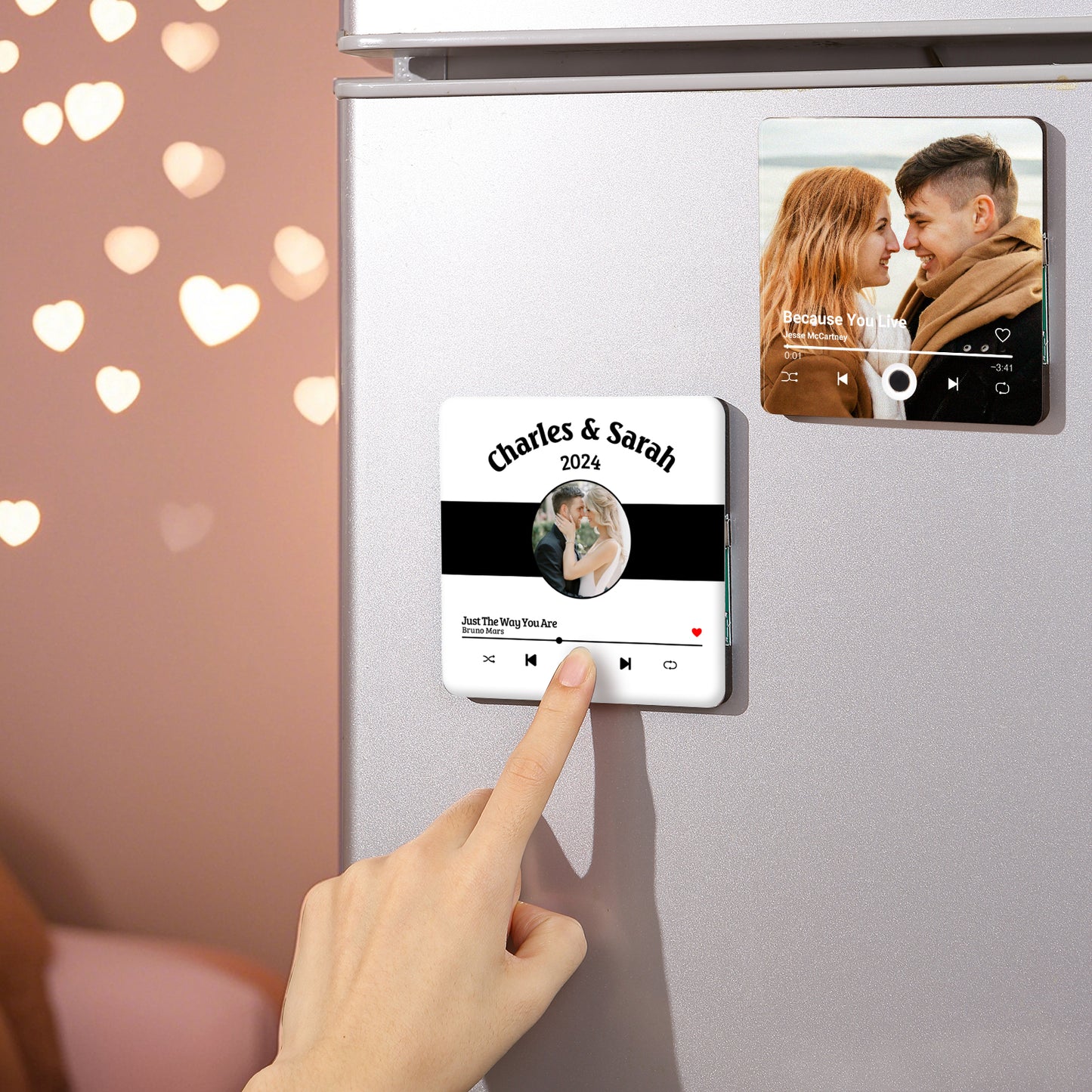 Personalized Decorative Refrigerator Magnets – Custom Name or Message – Cute Fridge Decor Gift