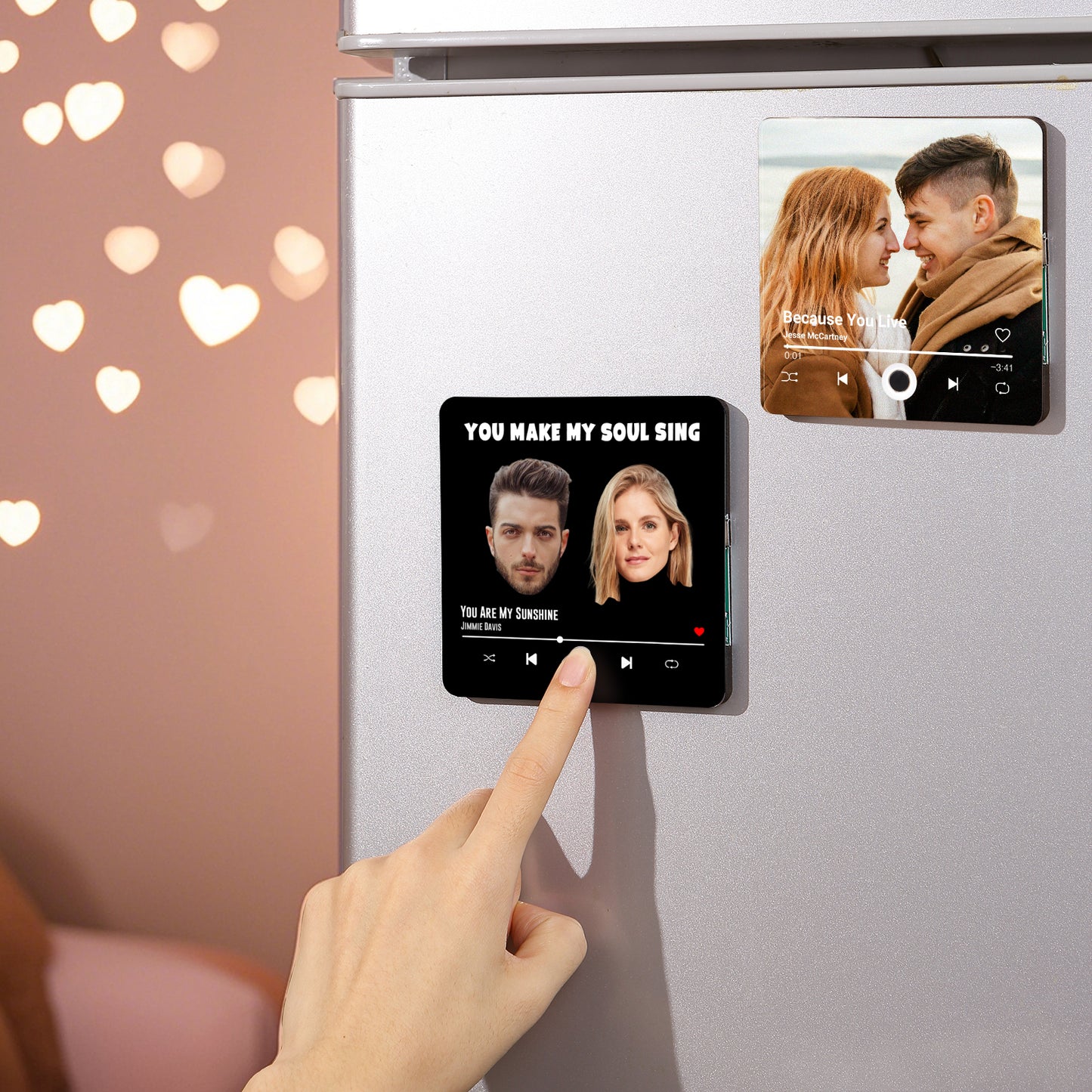 Personalized Decorative Refrigerator Magnets – Custom Name or Message – Cute Fridge Decor Gift