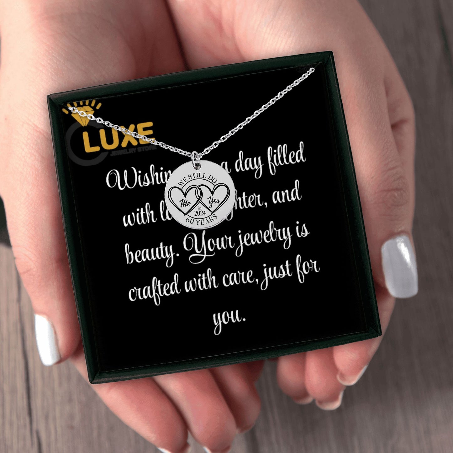 60th Years Anniversary Coin Necklace