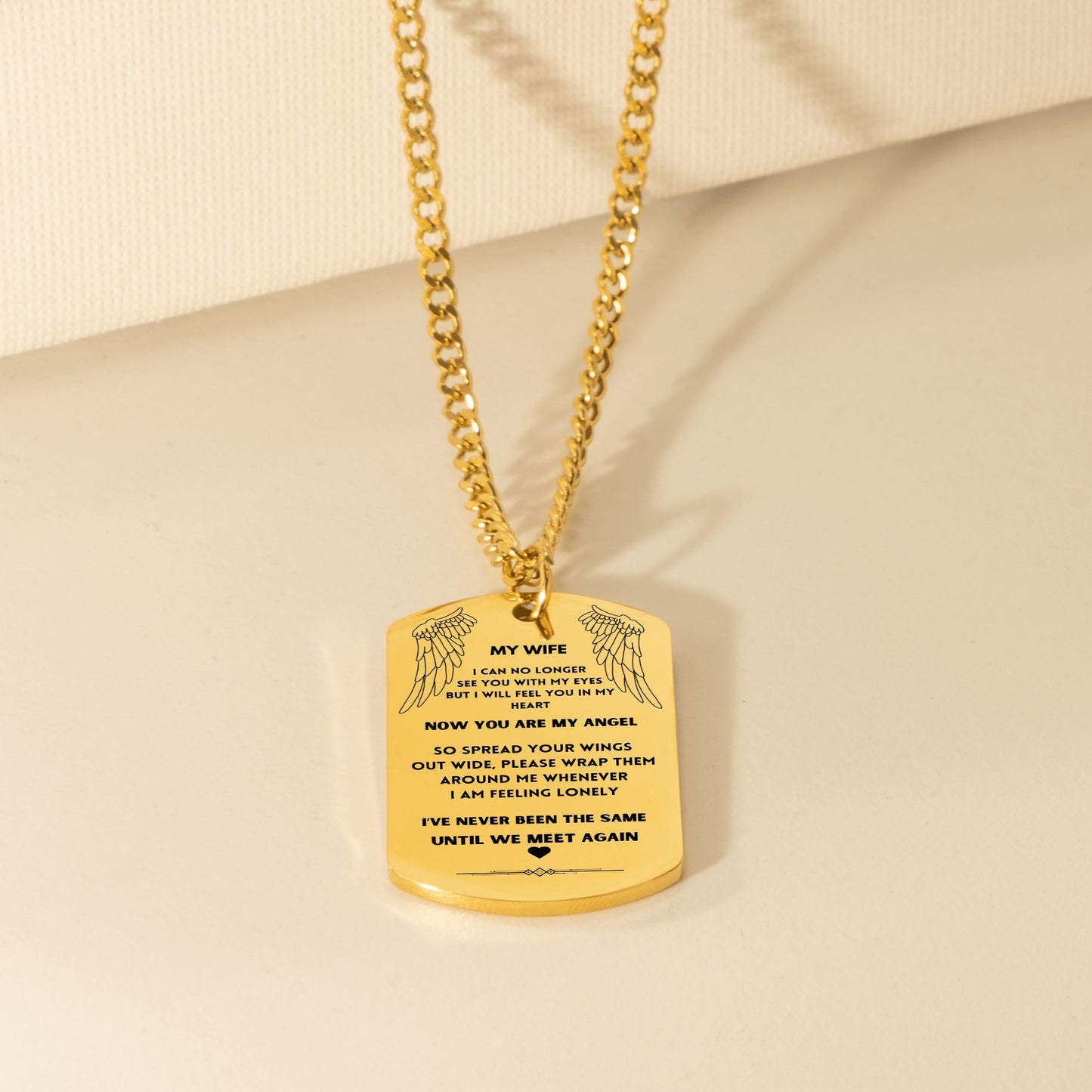 Cuban Tag Necklace
