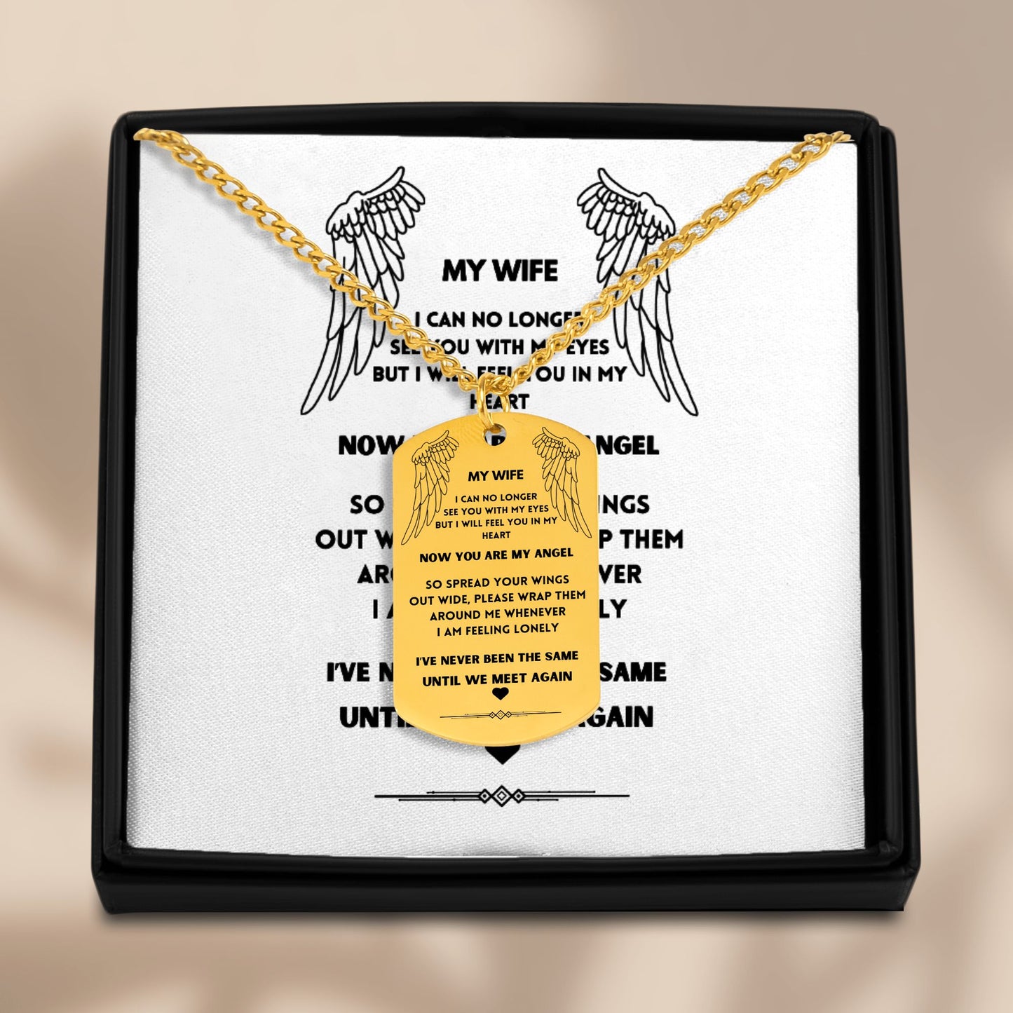 Cuban Tag Necklace