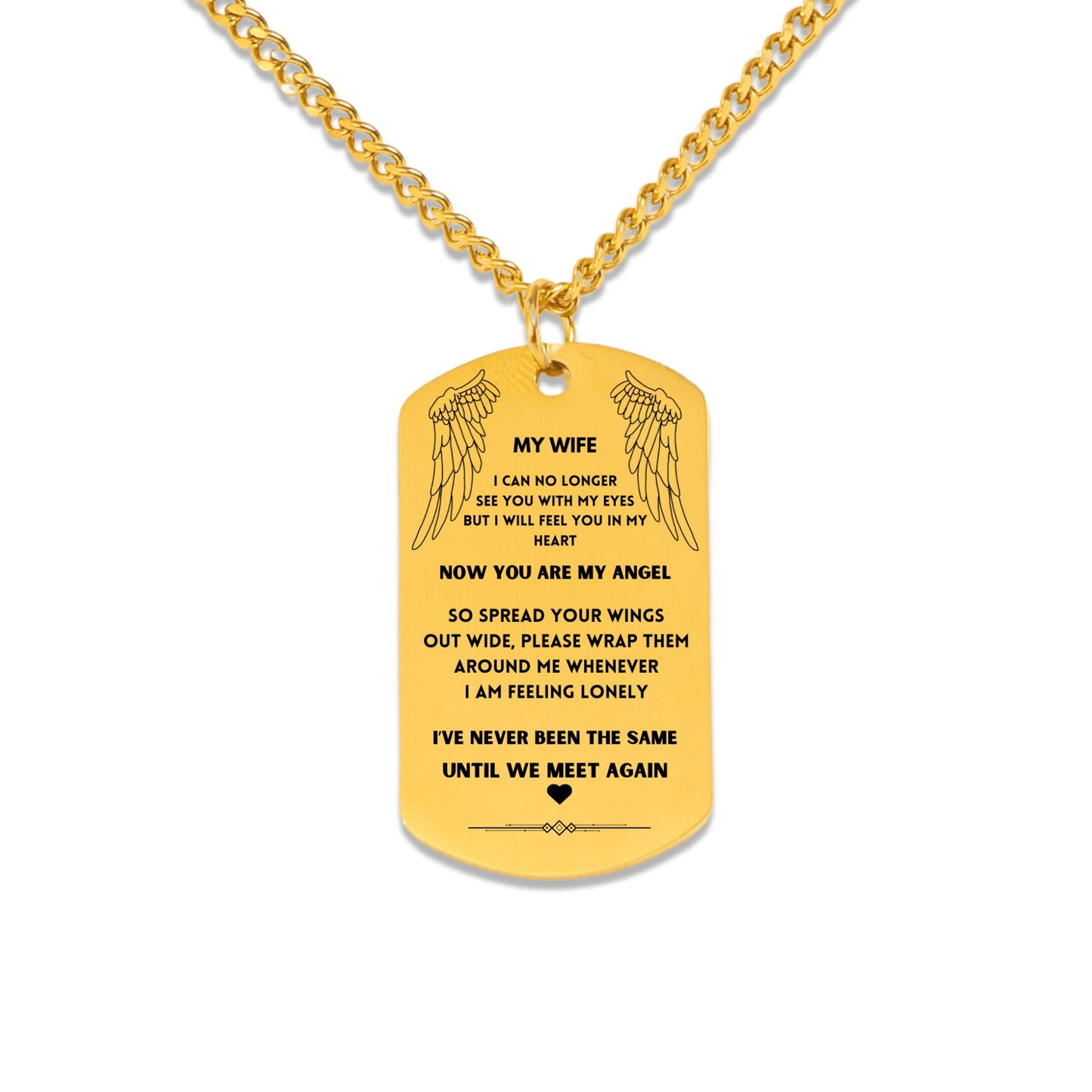 Cuban Tag Necklace