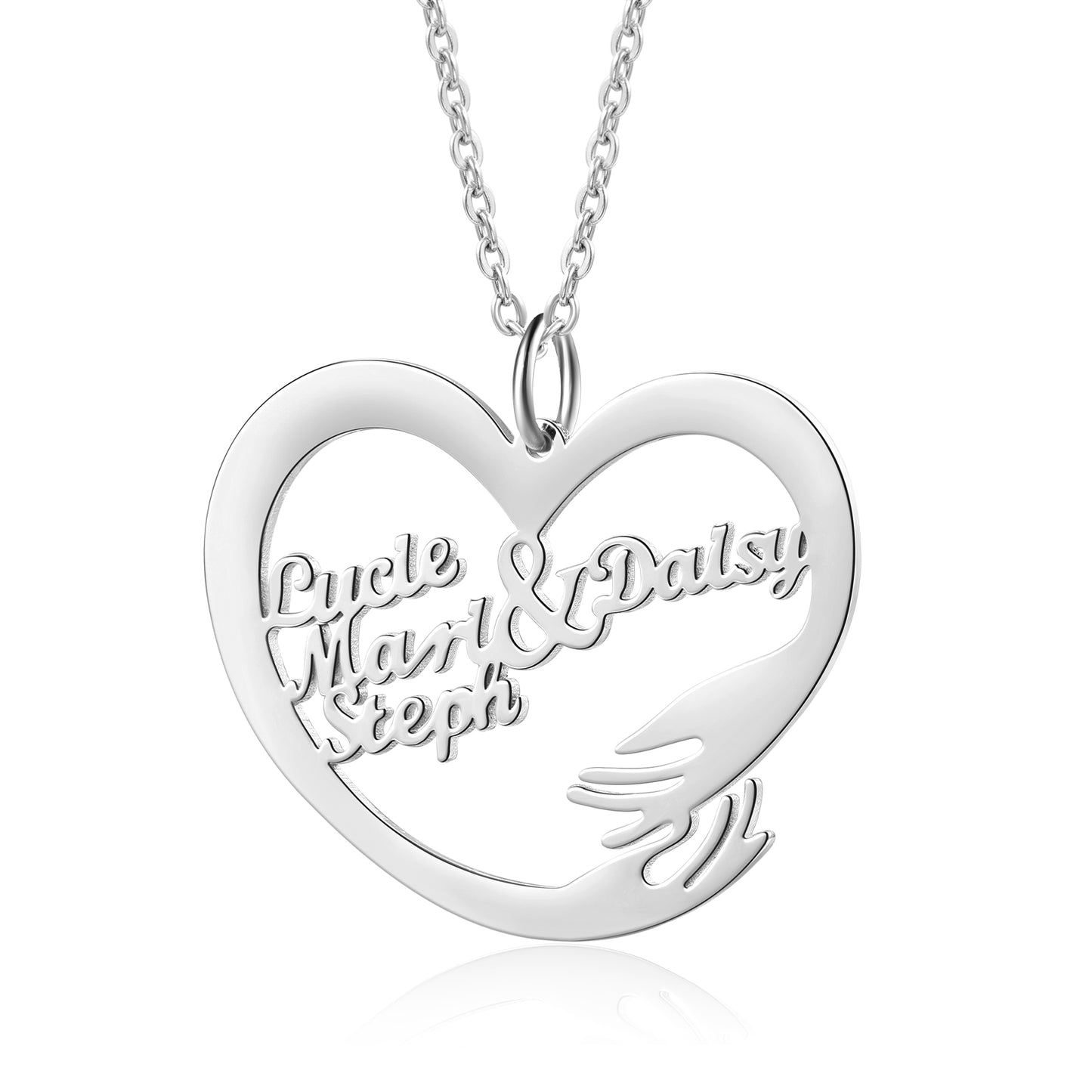 Custom Name Hug Necklace