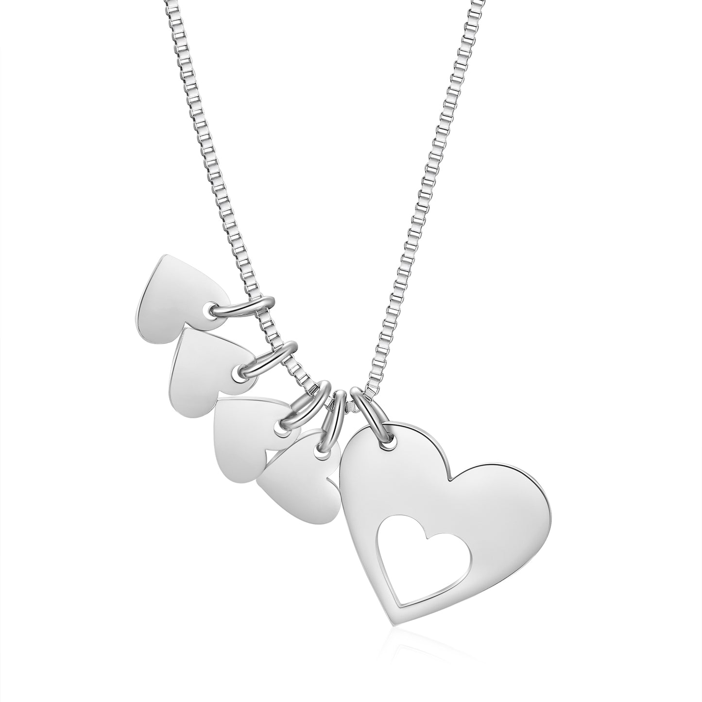 Engraved Name Heart Necklace