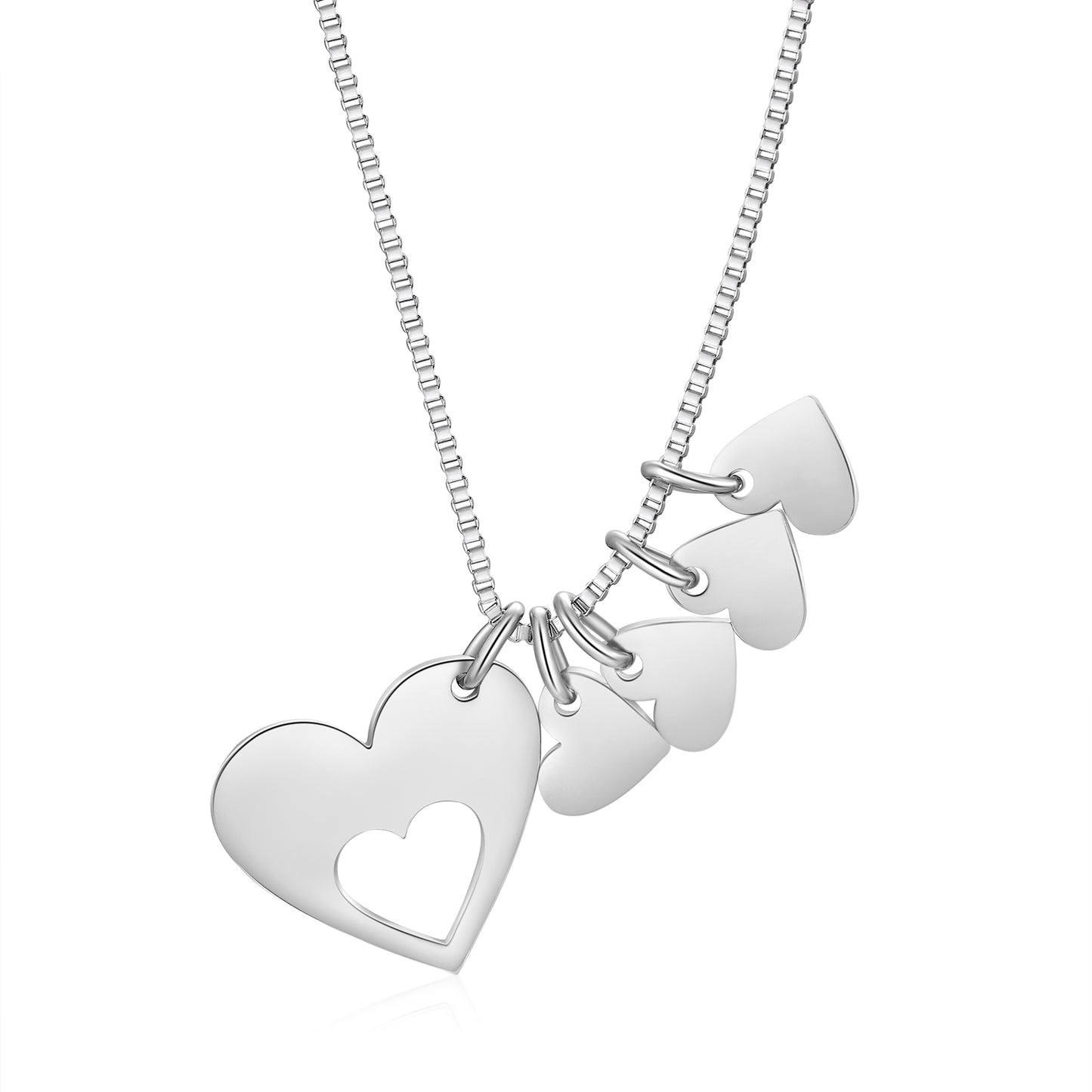 Engraved Name Heart Necklace