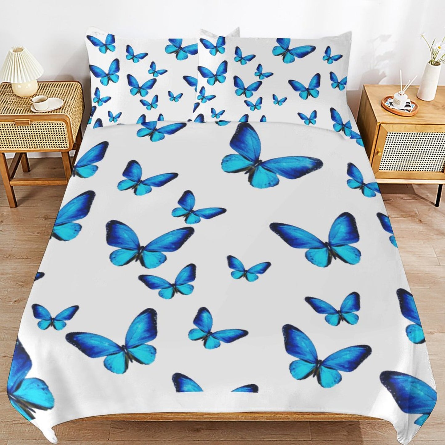 3-Piece Bedding Set-102"x90"/ 259x229cm (Dual-sided Printing)