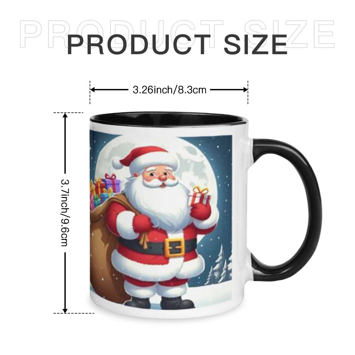 Personalized Two-Tone Mug (325ml/11oz) | Ceramic - santa12