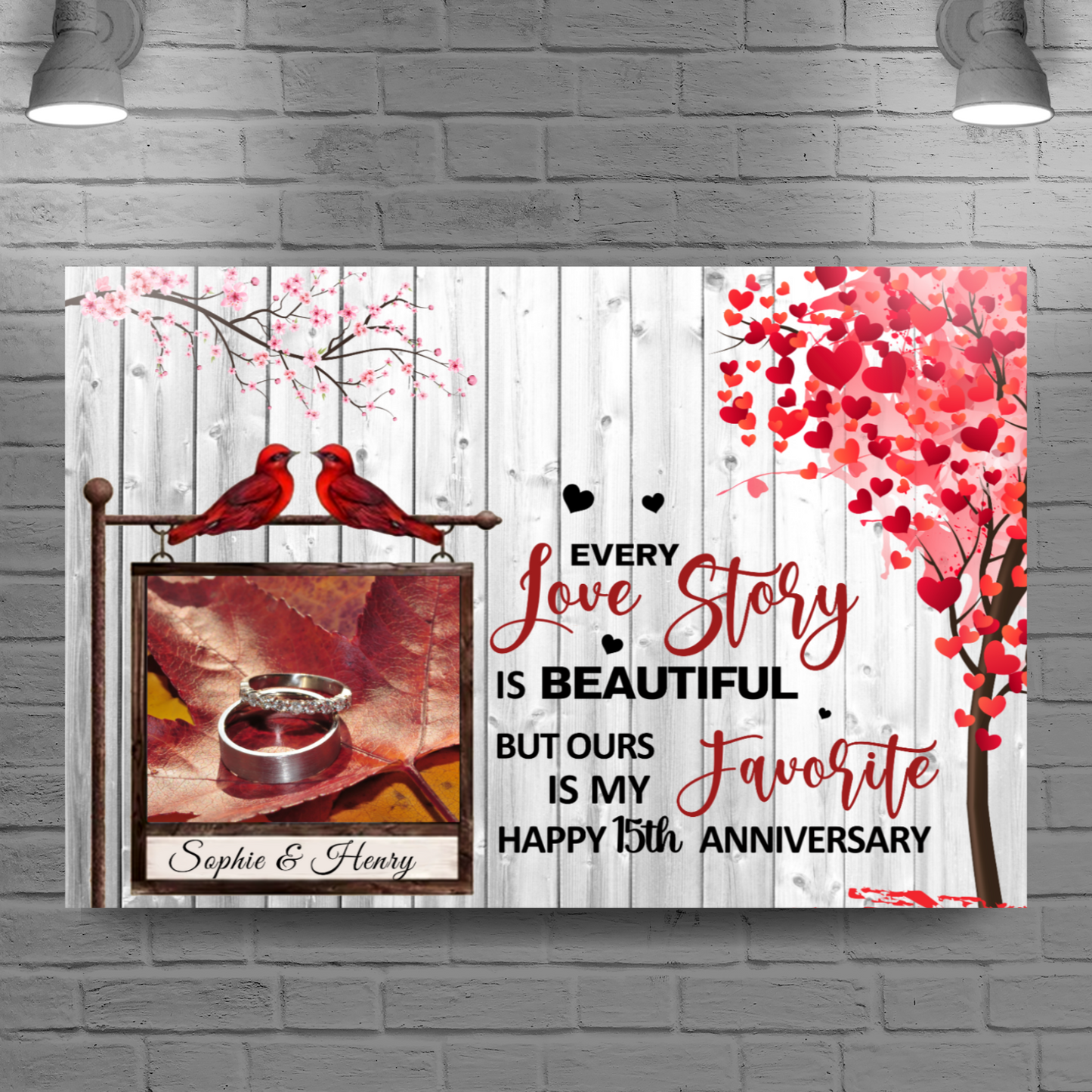Personalized romantic acrylic wall art featuring couple's names and special date, custom anniversary gift for husband and wife, modern minimalist decor