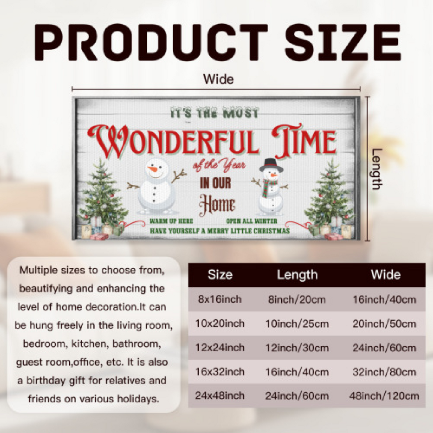 It’s the Most Wonderful Time of the Year Canvas Wall Art