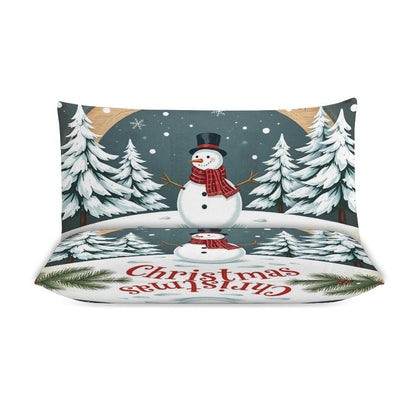 Christmas 3-Piece Bedding Set-90"x90"/ 229x229cm (Dual-sided Printing)
