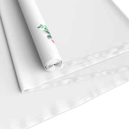 Table Runner, Holiday Table Decor, Festive Cheer Cotton, Polyester, Christmas Dining Room Decor, Seasonal Table Linens, Thanksgiving Hostess by Printify