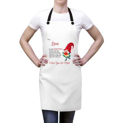 Custom Christmas Apron for My Beloved | Jewelry LuxeUS Store