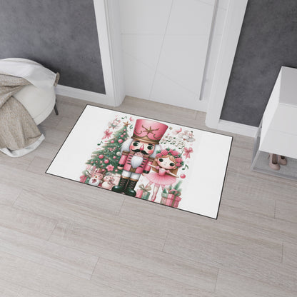 Nutcracker Floor Mat — Heavy Duty Holiday Rug by Printify