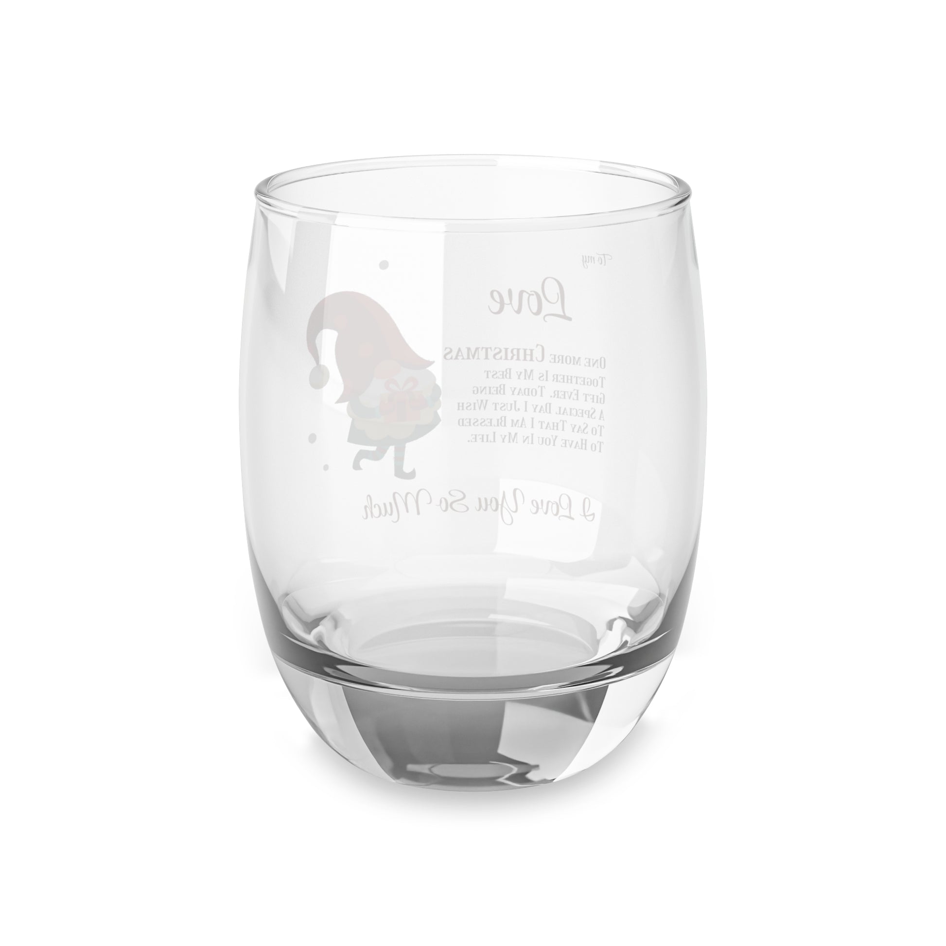 Christmas Glass One more Christmas together by Printify