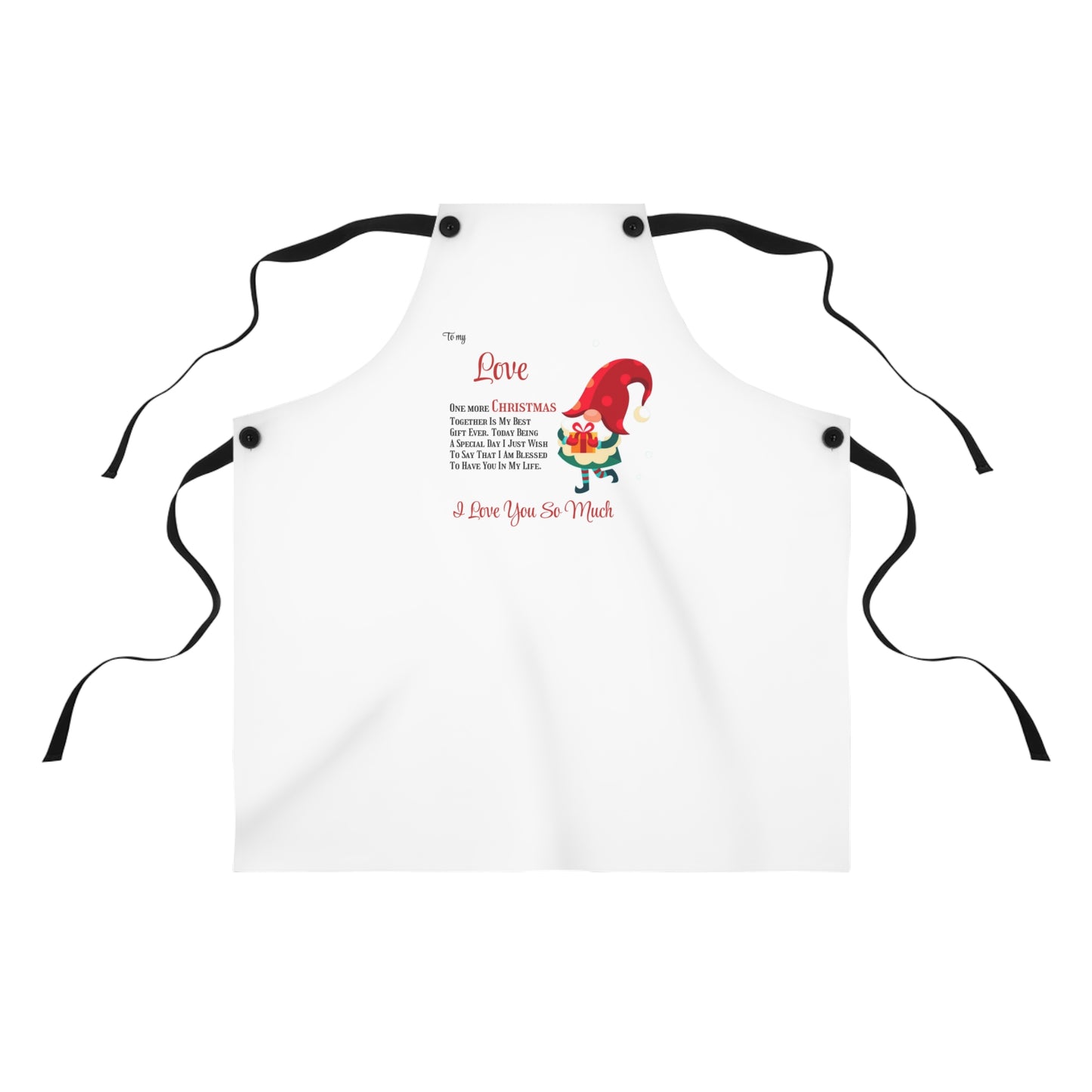 Custom Christmas Apron for My Beloved | Jewelry LuxeUS Store