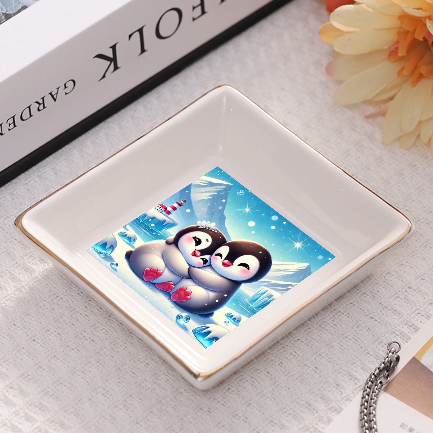 Ceramic Square Plates, Weddings Day Appetizers, Personalized Dinner Decor, Romantic Custom Plates, Table Setting Gift