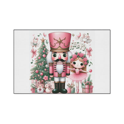 Nutcracker Floor Mat — Heavy Duty Holiday Rug by Printify