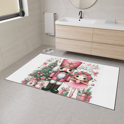 Nutcracker Floor Mat — Heavy Duty Holiday Rug by Printify