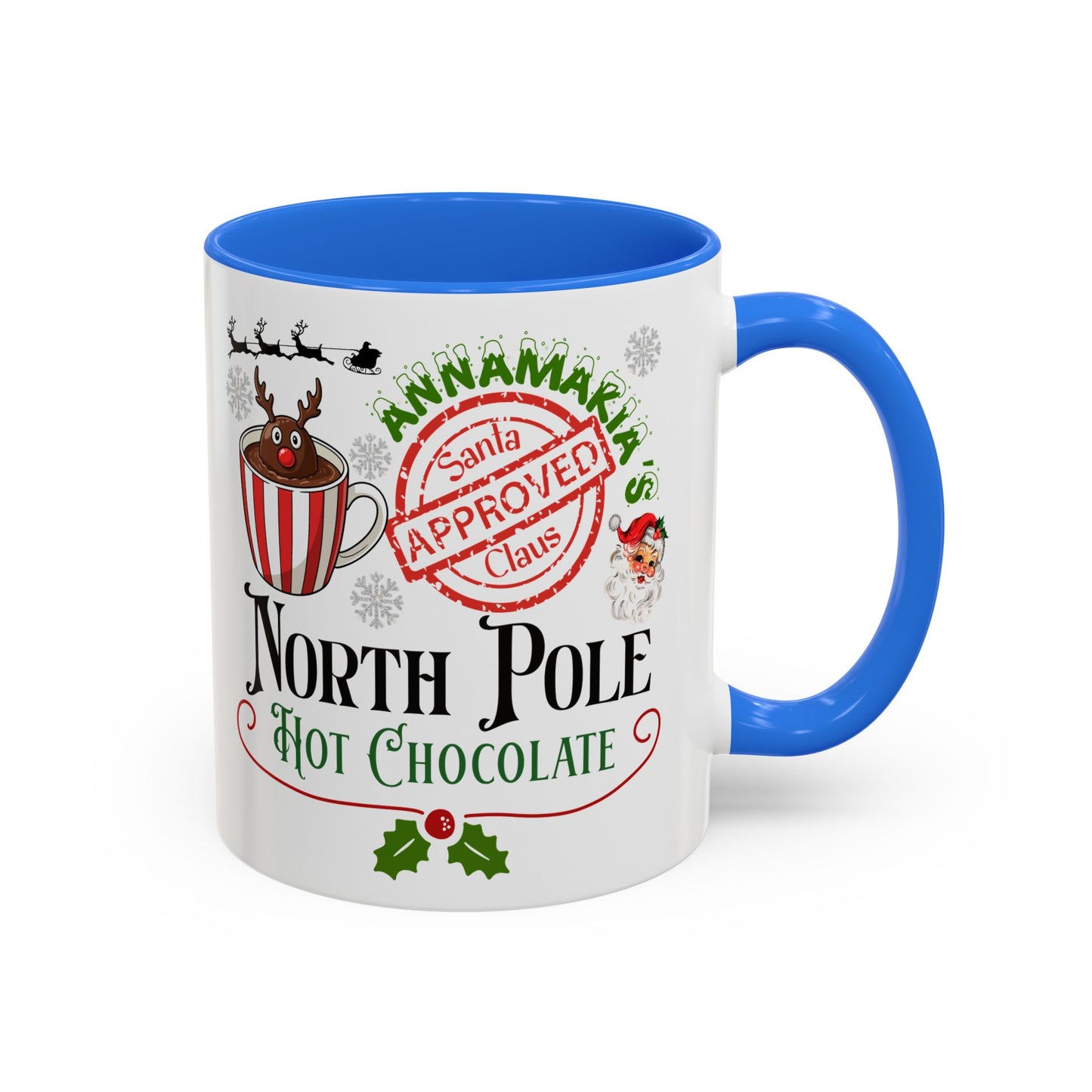 North Pole Hot Chocolate Mug — Santa Approved Holiday Coffee Cup (11oz/15oz) by Printify