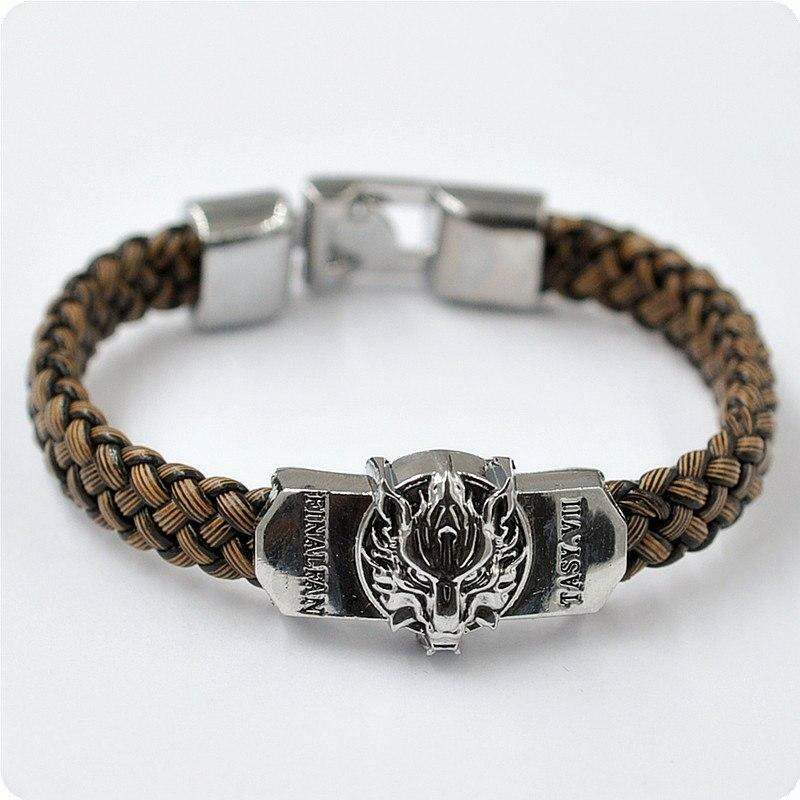 Men Jewelry Leather Bracelet Game of Thrones Wristband