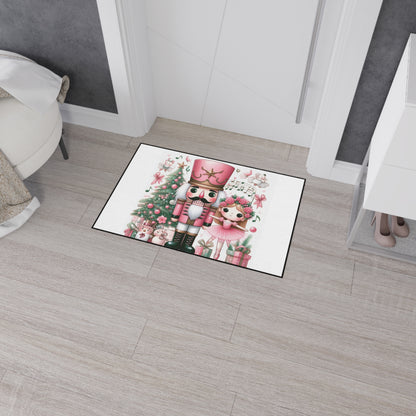 Nutcracker Floor Mat — Heavy Duty Holiday Rug by Printify