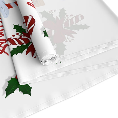 Christmas Table Runner, Holiday Dining Decor, Festive Kitchen Linens, Xmas Home Decoration, Seasonal Table Setting by Printify